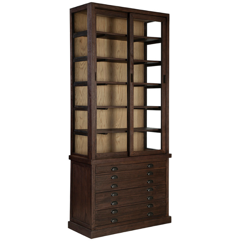 Brown Single Balmoral Cabinet