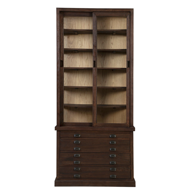 Brown Single Balmoral Cabinet