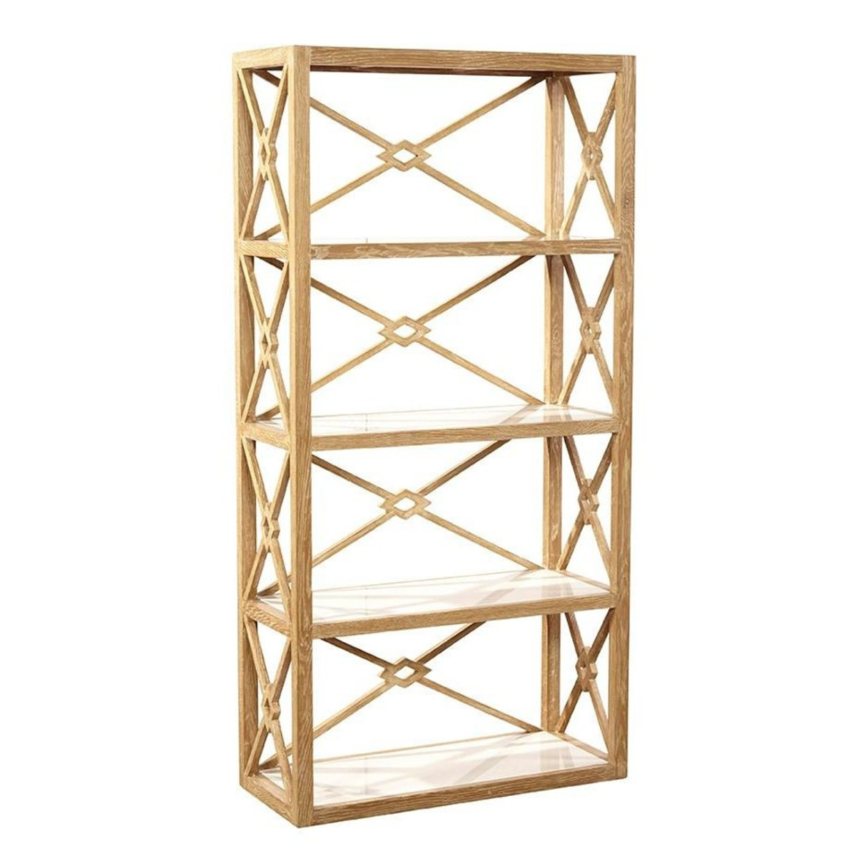 White Marble Bookshelf