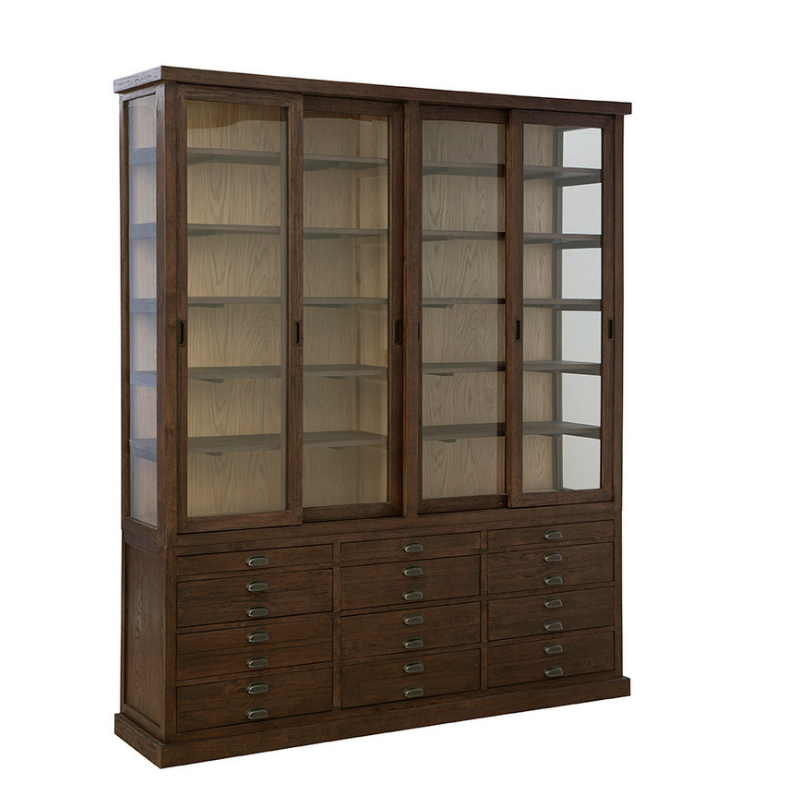 Brown Balmoral Display Cabinet
