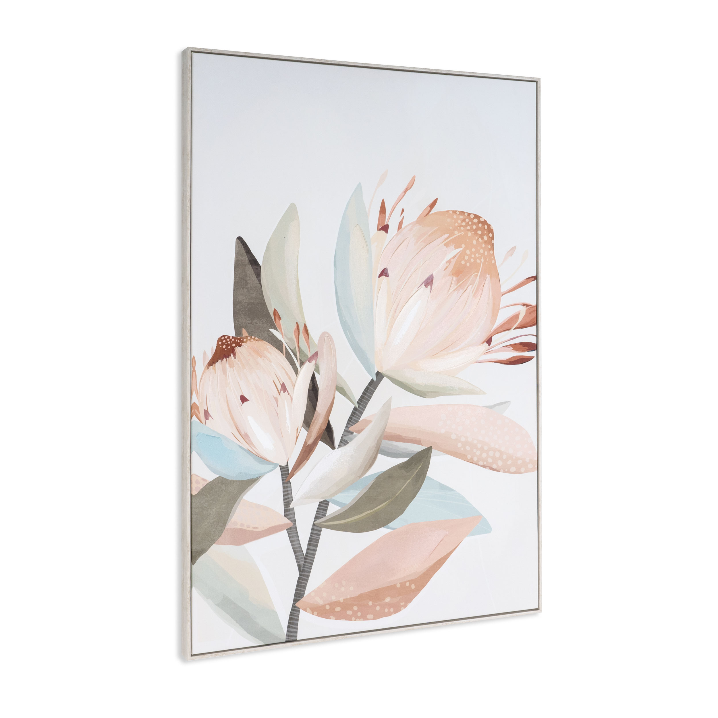Blush Blossom I, Hand Painted Giclee