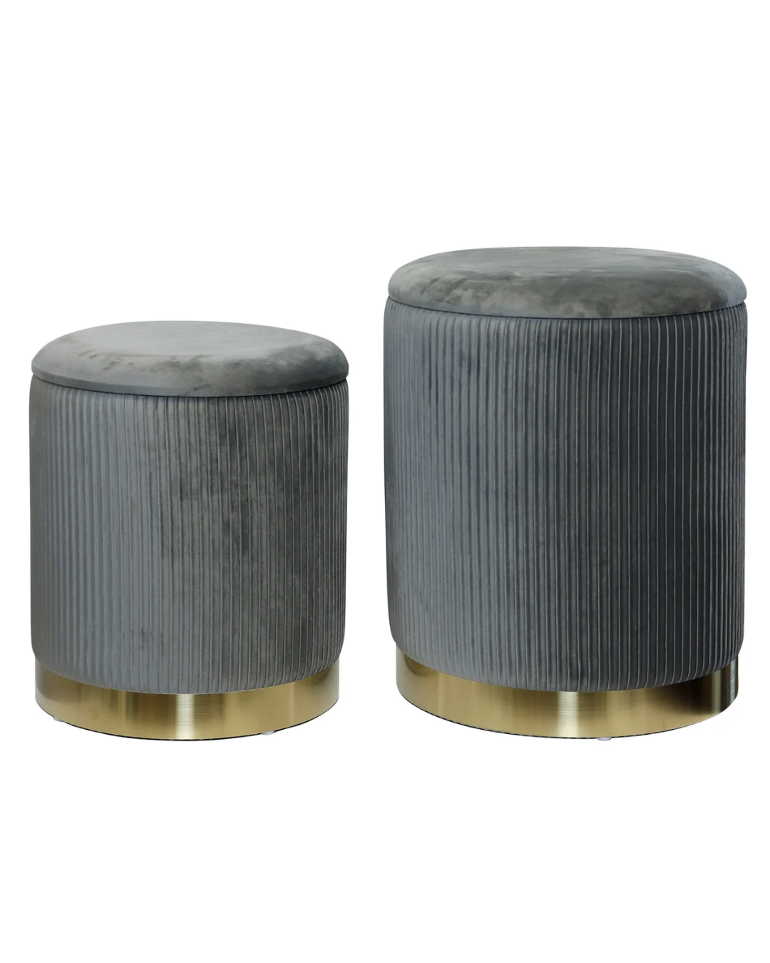 Beecher Ottoman Gray - Set/2