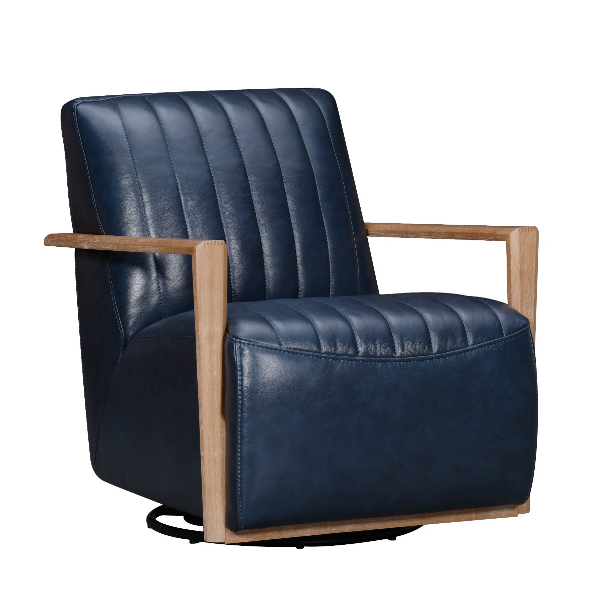 Bruno Leather Swivel Chair