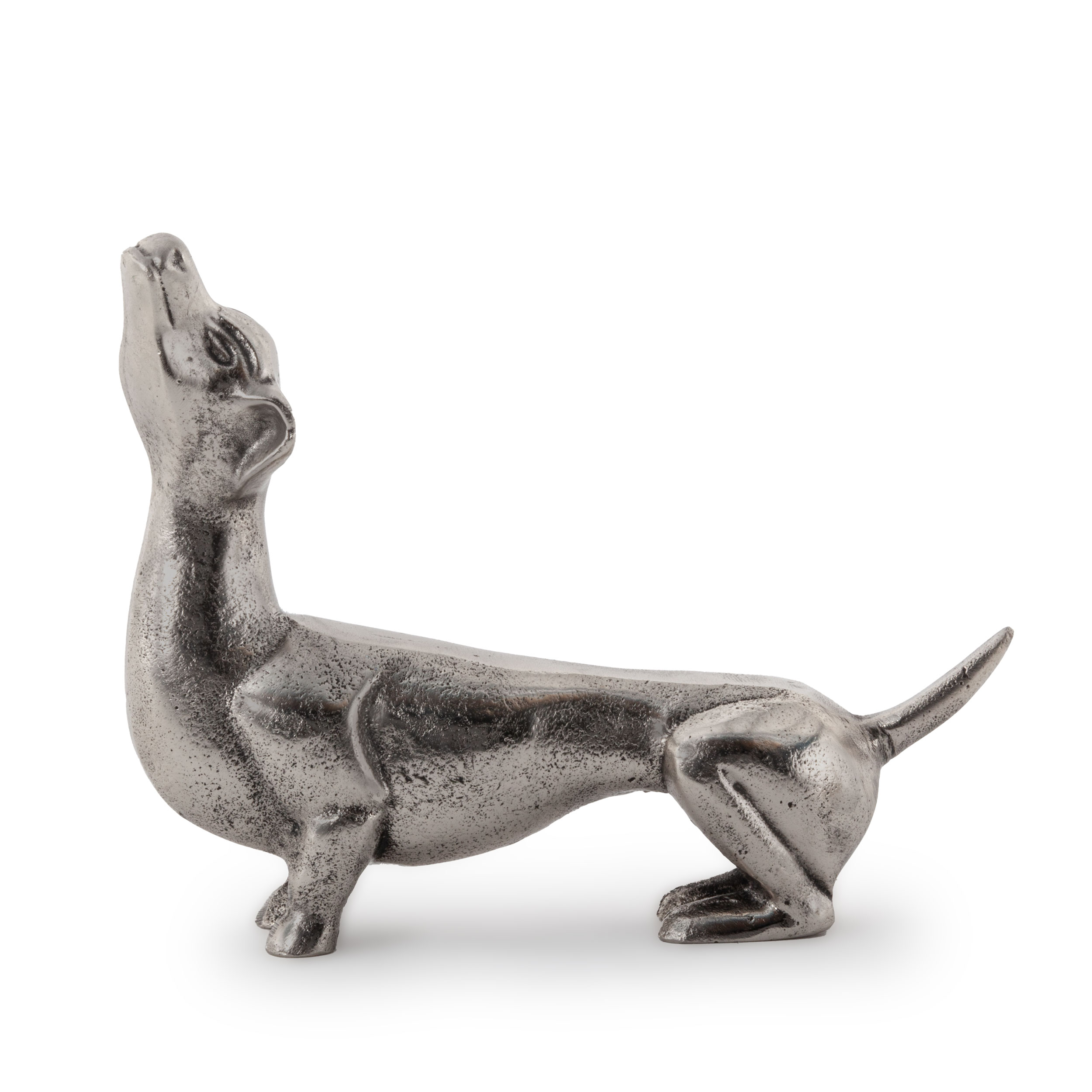 Dash, Decorative Metal Sculpture, Antique Nickel