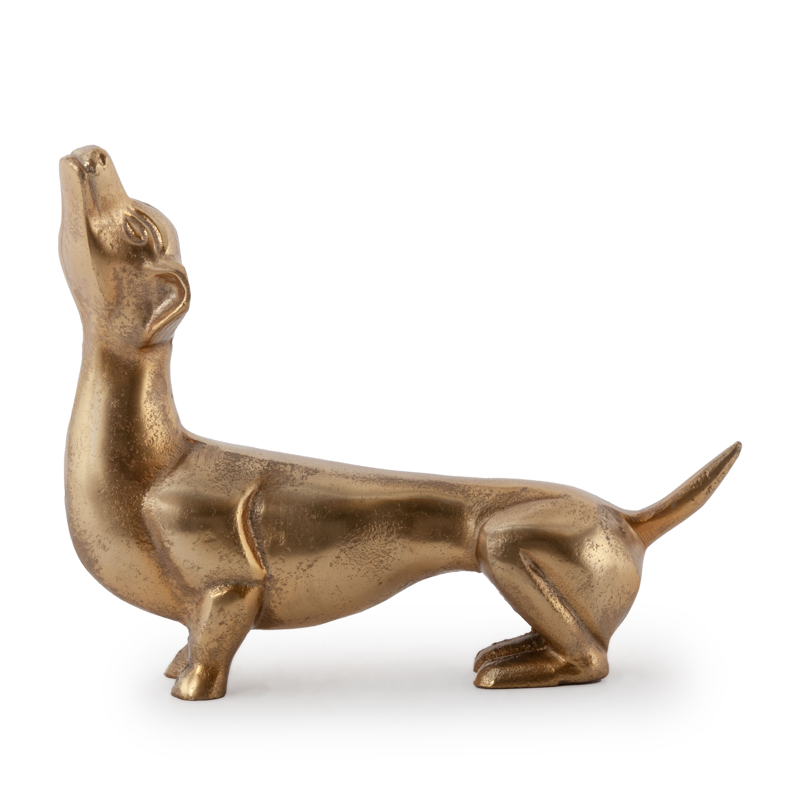 Dash, Decorative Metal Sculpture, Gold