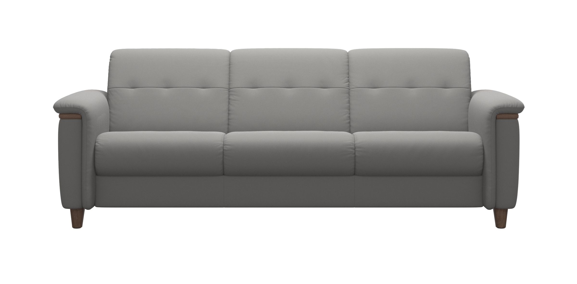 Flora Wood 3 Seat Sofa