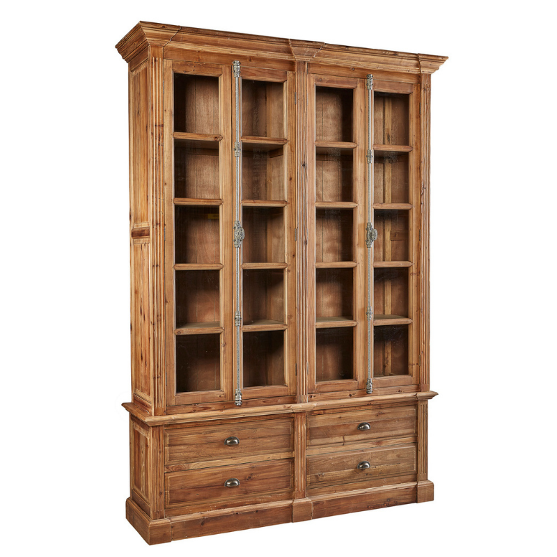Natural Old Fir Bookcase