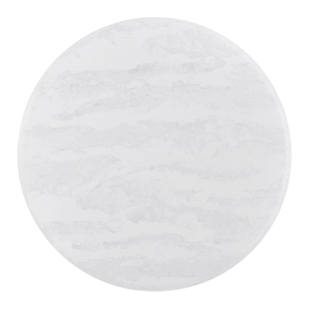 Repose Marble Round Dining Table