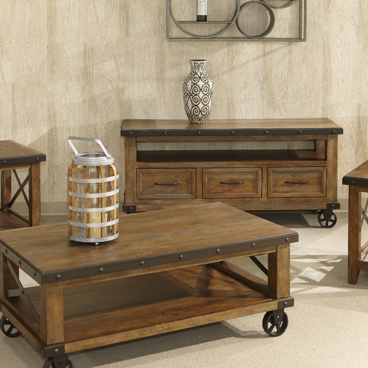 Taos Coffee Table With Casters