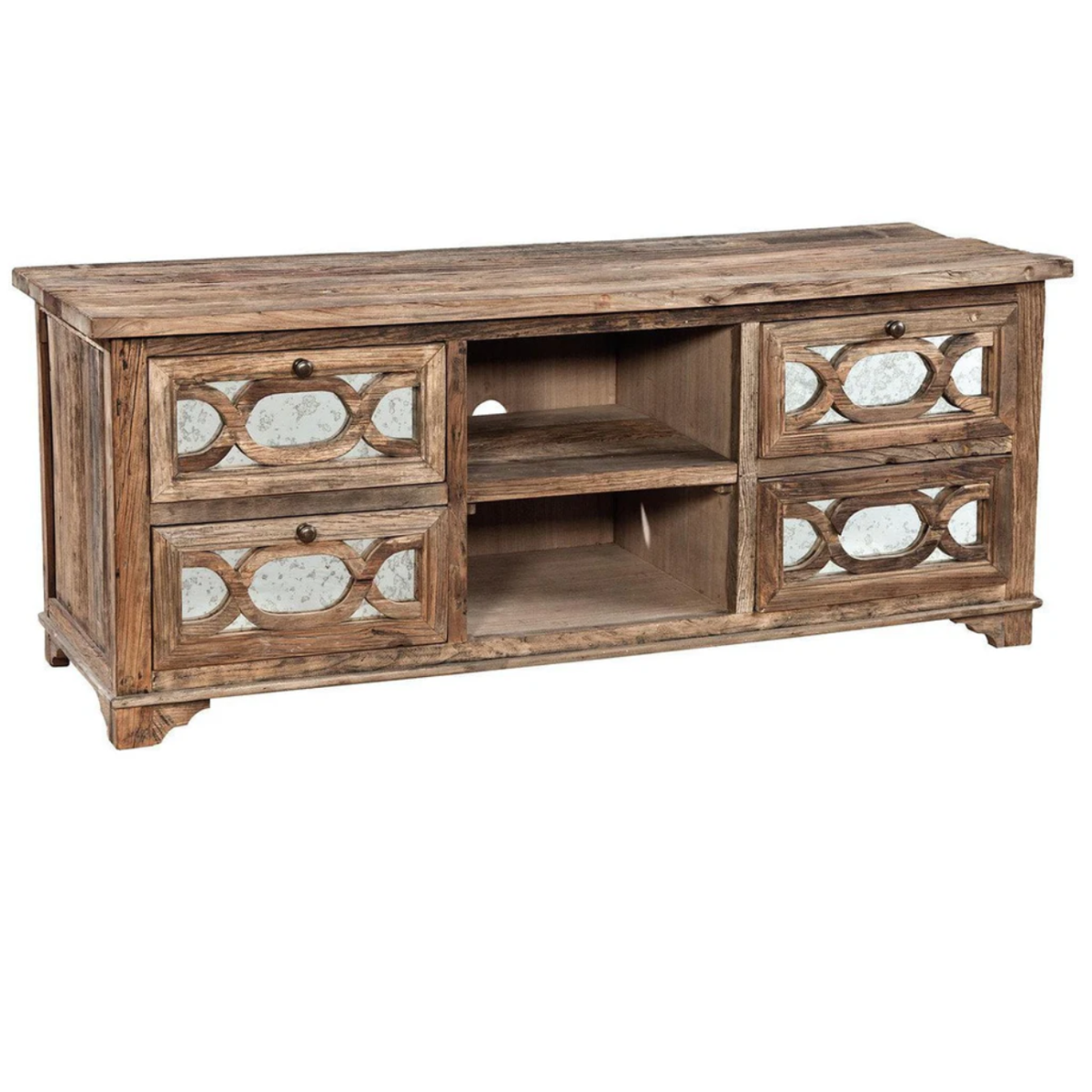 Mirrored Media Cabinet